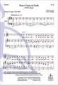 Peace Came to Earth SATB choral sheet music cover